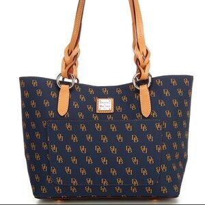 Dooney & Bourke Blue Monogram Tammy Tote